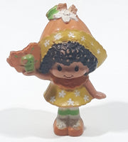Vintage 1980s Kenner Strawberry Shortcake Orange Blossom 2 1/4" Tall Toy Figure