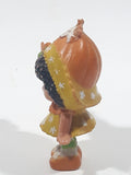 Vintage 1980s Kenner Strawberry Shortcake Orange Blossom 2 1/4" Tall Toy Figure