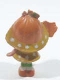 Vintage 1980s Kenner Strawberry Shortcake Orange Blossom 2 1/4" Tall Toy Figure