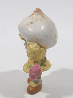 Vintage 1980s Kenner Strawberry Shortcake Lemon Meringue 2 1/4" Tall Toy Figure