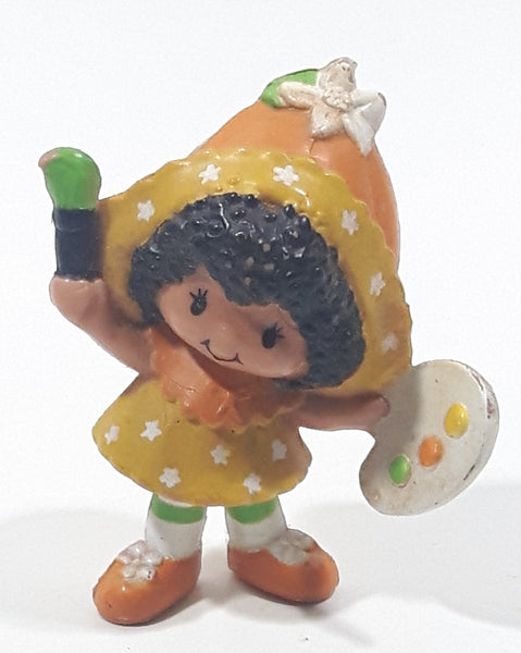 Vintage 1980s Kenner Strawberry Shortcake Orange Blossom 2 1/4" Tall Toy Figure