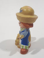 Vintage 1981 A.G.C. Kenner Strawberry Shortcake Huckleberry Pie and Pupcake 2 1/4" Tall Toy Figure