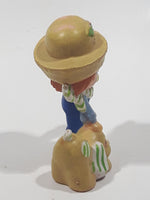 Vintage 1981 A.G.C. Kenner Strawberry Shortcake Huckleberry Pie and Pupcake 2 1/4" Tall Toy Figure