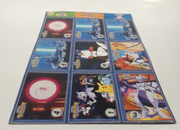 1999 Burger King Nintendo Pokemon Movie 9 Card Uncut Sheet #2