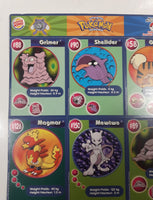 1999 Burger King Nintendo Pokemon Movie 9 Card Uncut Sheet #2