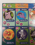 1999 Burger King Nintendo Pokemon Movie 9 Card Uncut Sheet #2