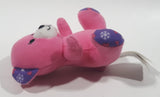 2015 McDonald's Build A Bear Chilly Paws Teddy 4" Tall Toy Pink Stuffed Plush Teddy Bear
