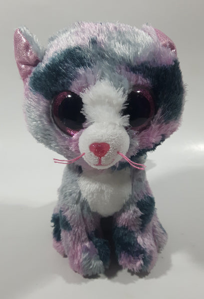 2016 Ty Beanie Boo Lindi The Cat 7" Tall Toy Stuffed Plush