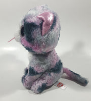 2016 Ty Beanie Boo Lindi The Cat 7" Tall Toy Stuffed Plush