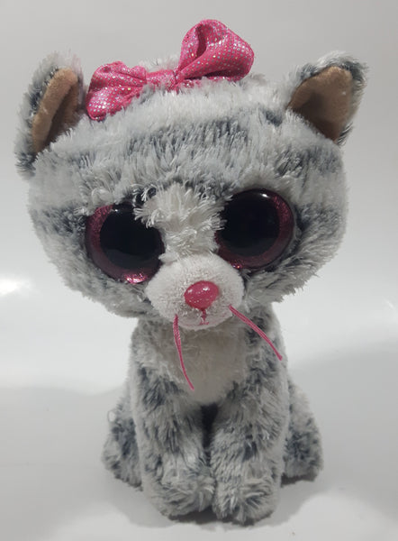2016 Ty Beanie Boo Kiki The Cat 7" Tall Toy Stuffed Plush