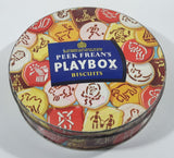 Vintage Peek Frean's Playbox Biscuits Round Tin Metal Container