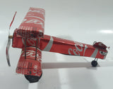 Vintage Coca Cola Can 7" Long Bi-Plane Airplane Folk Art Sculpture