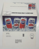 Pepsi and Diet Pepsi Commercial Retail Advertising Pamphlets Gray Beverage Delta B.C.