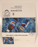 Pepsi Can and Bottle Commercial Retail Advertising Pamphlet