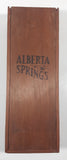 Alberta Springs Whiskey Wood Box With Sliding Lid