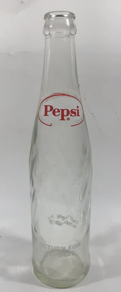 Vintage Pepsi Cola 10 FL OZ Money Back Bottle 10" Tall Glass Soda Pop Bottle