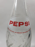 Vintage 1973 Pepsi Cola 26 FL OZ Money Back Bottle 12" Tall Glass Soda Pop Bottle with Lid