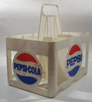 Vintage Pepsi-Cola 4.5L 6 x 750mL White Plastic Bottle Holder Carrying Case