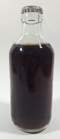 Vintage 1973 Root Beer 6 1/2" Tall Glass Soda Pop Bottle FULL