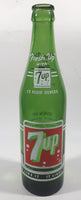 Vintage 7up "Fresh Up" with 7up "You Like It" "It Likes You" 12 Fl Oz Green Glass Soda Pop Bottle 8532A