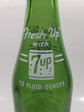 Vintage 7up "Fresh Up" with 7up "You Like It" "It Likes You" 12 Fl Oz Green Glass Soda Pop Bottle 8532A