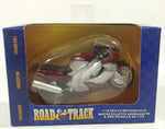Maisto Road & Track Yamaha Motor Cycle Red and Silver Motor Die Cast Toy Vehicle New in Box