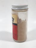 Rare Vintage Empress Garlic Salt 3 1/4 Oz 4" Tall Glass Spice Jar Bottle Half Full