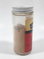 Rare Vintage Empress Garlic Salt 3 1/4 Oz 4" Tall Glass Spice Jar Bottle Half Full