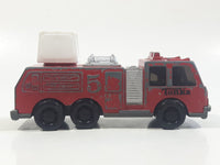 1992 Tonka Fire Ladder Truck Red Die Cast Toy Car Construction Equipment Vehicle - McDonald's Happy Meal