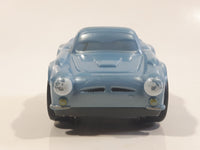 2011 Fisher Price Disney Pixar Cars 2 Finn McMissile Metallic Silver Blue Plastic Die Cast Toy Car Vehicle W6163/W9247