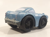 2011 Fisher Price Disney Pixar Cars 2 Finn McMissile Metallic Silver Blue Plastic Die Cast Toy Car Vehicle W6163/W9247
