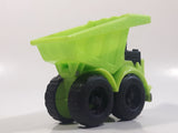 2018 Hasbro Play-Doh Dump Truck Lime Green Toy Car Vehicle