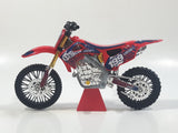 Adventure Force Nitro Circus Hyper 86 Travis Pastrana 1999 Red Motocross Dirt Bike Red Die Cast Toy Vehicle