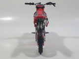 Adventure Force Nitro Circus Hyper 86 Travis Pastrana 1999 Red Motocross Dirt Bike Red Die Cast Toy Vehicle