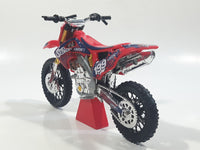 Adventure Force Nitro Circus Hyper 86 Travis Pastrana 1999 Red Motocross Dirt Bike Red Die Cast Toy Vehicle