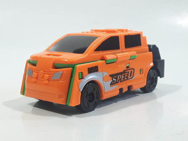 Greenbrier Hot Valor Speed Power Racing Green and Bright Orange Flipping Toy Car Vehicle