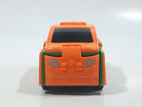 Greenbrier Hot Valor Speed Power Racing Green and Bright Orange Flipping Toy Car Vehicle