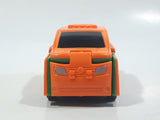 Greenbrier Hot Valor Speed Power Racing Green and Bright Orange Flipping Toy Car Vehicle