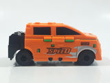 Greenbrier Hot Valor Speed Power Racing Green and Bright Orange Flipping Toy Car Vehicle