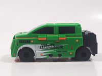 Greenbrier Hot Valor Speed Power Racing Green and Bright Orange Flipping Toy Car Vehicle