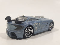 2004 McDonald's Hot Wheels Tooned Mercy Breaker Light Silver Blue Die Cast Toy Car Vehicle