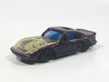 Unknown Brand Porsche #28 Dark Purple Burgundy Die Cast Toy Car Vehicle