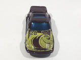 Unknown Brand Porsche #28 Dark Purple Burgundy Die Cast Toy Car Vehicle