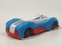 Greenbrier 9893 Blue White Red Die Cast Toy Car Vehicle