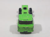 Vintage Cabover Semi Truck Bright Green Die Cast Toy Car Vehicle