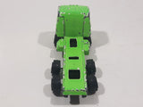 Vintage Cabover Semi Truck Bright Green Die Cast Toy Car Vehicle