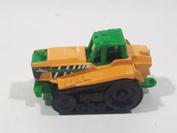 2014 Matchbox MBX Construction Seed Shaker Yellow and Green Die Cast Toy Car Vehicle