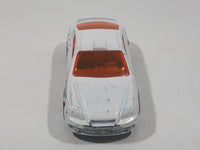 2004 Hot Wheels Track Aces Hyundai Tiburon White Die Cast Toy Car Vehicle