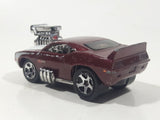 2004 Hot Wheels First Editions Tooned '69 Camaro Maroon Die Cast Toy Car Vehicle