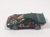 2004 Hot Wheels Tiki Torchers Lancia Stratos #4 Green Die Cast Toy Car Vehicle